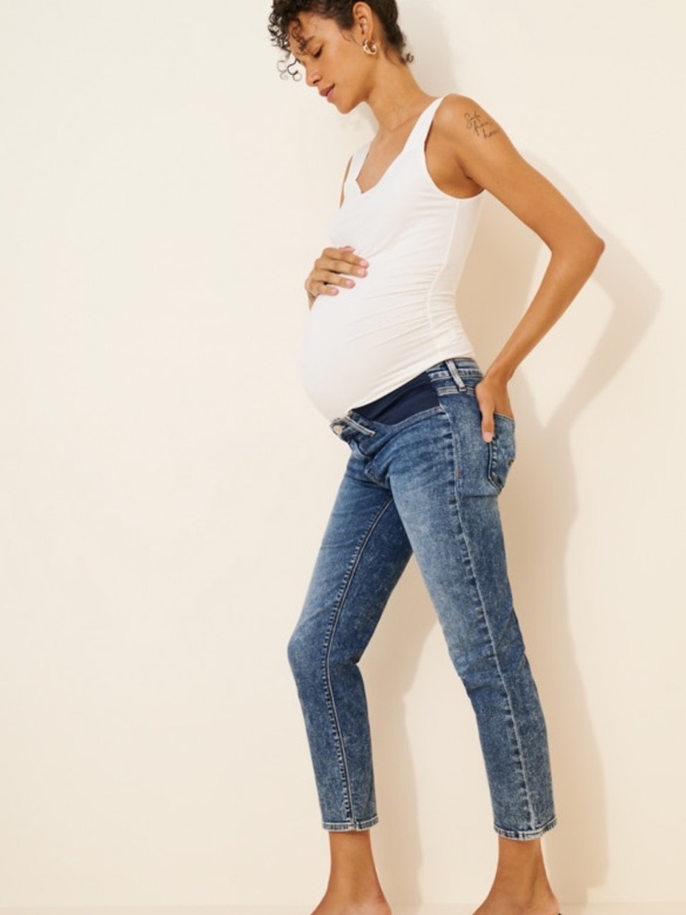 Hudson Nico Maternity Crop Jeans Size 28